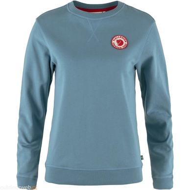 Trui Fjällräven Women 1960 Logo Badge Sweater Dawn Blue
