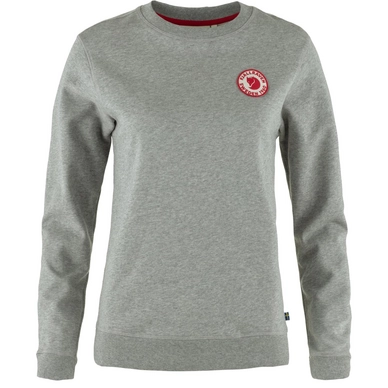 Trui Fjällräven Women 1960 Logo Badge Sweater Grey Melange