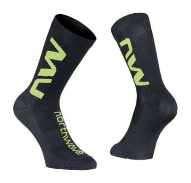 Fahrradsocke Northwave Extreme Air Sock Black Fluo