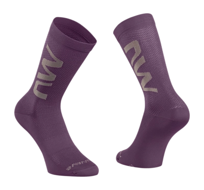 Fietssok Northwave Extreme Air Sock Purple Light Grey