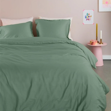 Dekbedovertrek Ambiante Satin Uni Groen Satijn