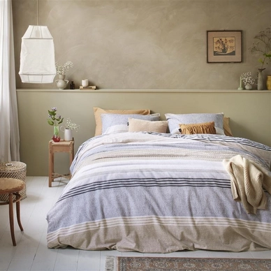 Dekbedovertrek Ariadne at Home Stitches Grey Flanel