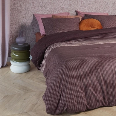 Dekbedovertrek Beddinghouse Demi Dark Red Flanel