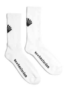 Socks New Amsterdam Surf Association Men Logo White FW23