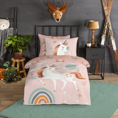 Dekbedovertrek Good Morning Unidance Pink Flanel