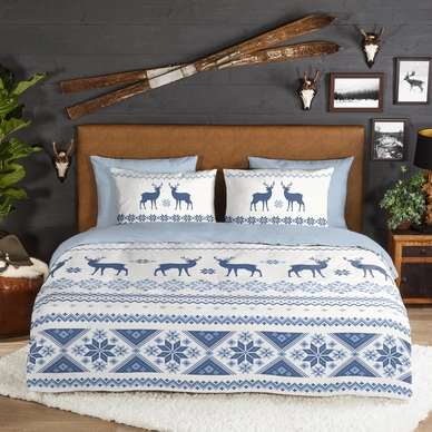 Dekbedovertrek Good Morning Nordic Blue Flanel