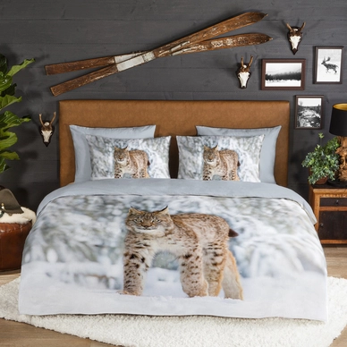Dekbedovertrek Good Morning Lynx Grey Flanel
