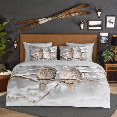 Dekbedovertrek Good Morning Febe Grey Flanel