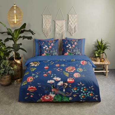 Dekbedovertrek Happiness Cooper Blue Percal