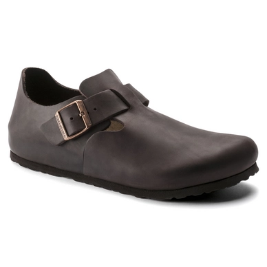 Klomp Birkenstock Unisex London Oiled Leather Habana Regular