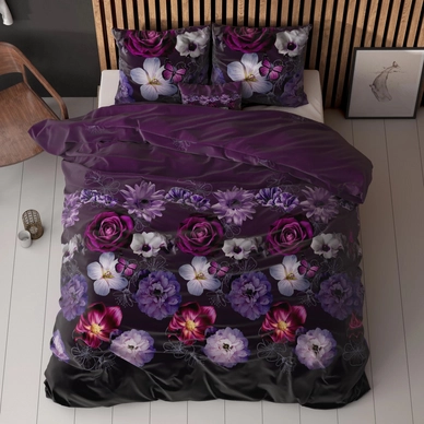 Dekbedovertrek Sleeptime Magic Flower Purple Katoen