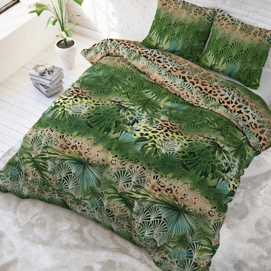 Dekbedovertrek Sleeptime Trendy Jungle Green Katoen