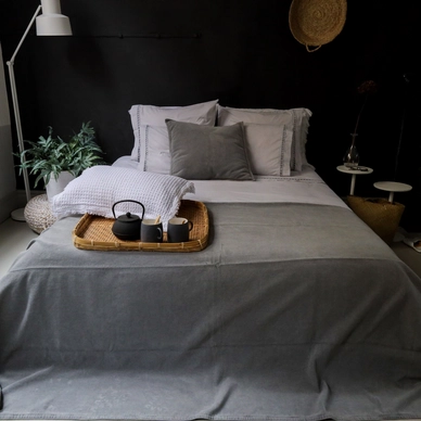 Dekbedovertrek House in Style Geneve Light Grey Katoen