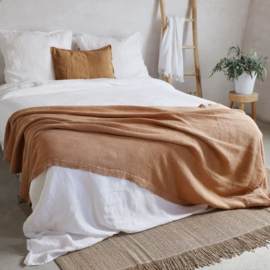 Sprei Passion for Linen Leros Cognac