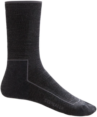 Sok Icebreaker Men Hike Cool Lite 3Q Crew Jet Heather Monsoon