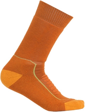 Chaussettes Icebreaker Homme Hike+ Heavy Crew Terre Bio Lime Solaire