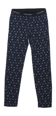 Legging Icebreaker Kids Merino 200 Oasis First Snow Midnight Navy Snow