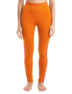 Leggings Icebreaker Women 200 Oasis Sonebula Earth Electron Pink