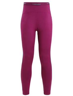 Legging Icebreaker Women 200 Oasis Sonebula Electronpink Fluxgreen