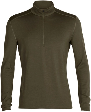 Ondershirt Icebreaker Men 260 Tech LS Half Zip Loden