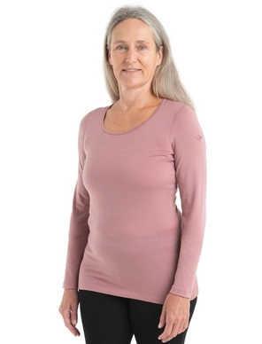 Ondershirt Icebreaker Women 200 Oasis LS Scoop Crystal