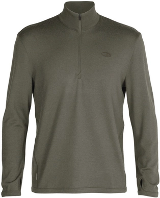 Jumper Icebreaker Men Original LS Half Zip Loden Green