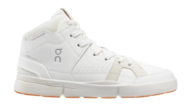 Sneaker On Running THE ROGER Clubhouse Mid Women White Sand