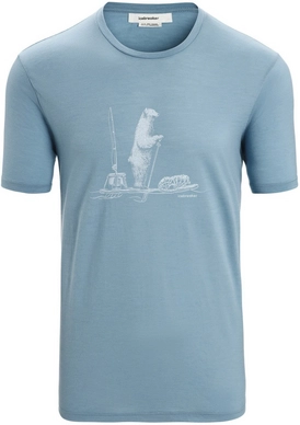 T-Shirt Icebreaker Tech Lite II SS Tee Polar Paddle Men Astral Blue