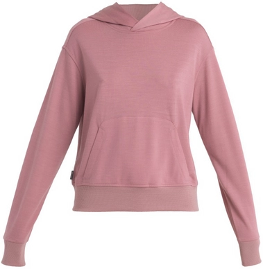 Sweater Icebreaker Women Merino Crush II LS Hoodie Crystal