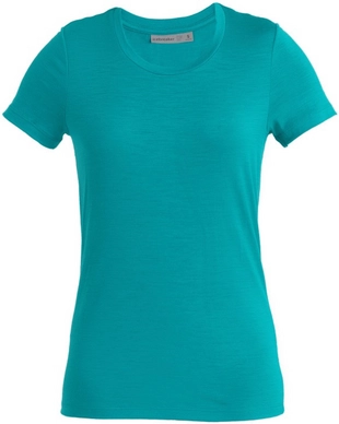 T-Shirt Icebreaker Women Tech Lite II Short Sleeve Tee in Flux Green