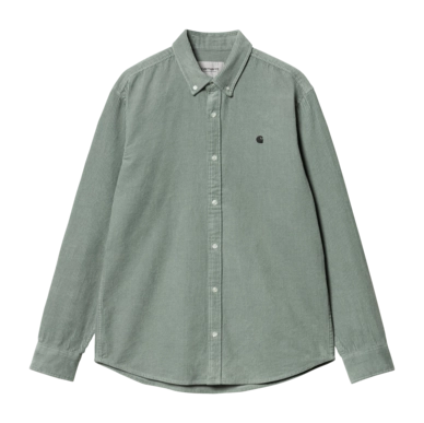 Chemise Carhartt WIP Unisexe L/S Madison Cord Glassy Teal Black