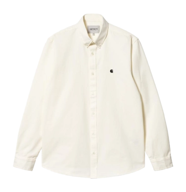 Chemise Carhartt WIP Unisex L/S Madison Wax Black