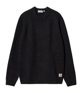 Pull Carhartt WIP Unisexe Anglistic Speckled Dark Navy