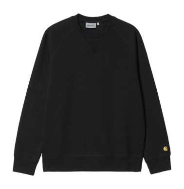 Sweatshirt Carhartt WIP Chase Unisex Black Gold