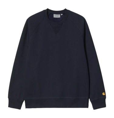 Sweatshirt Carhartt WIP Chase Unisex Dark Navy Gold