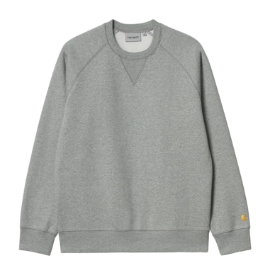 Sweatshirt Carhartt WIP Chase Unisex Grey Heather Gold