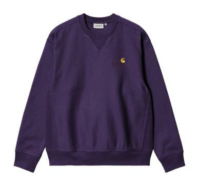 Pull Carhartt WIP Unisexe American Script Cassis