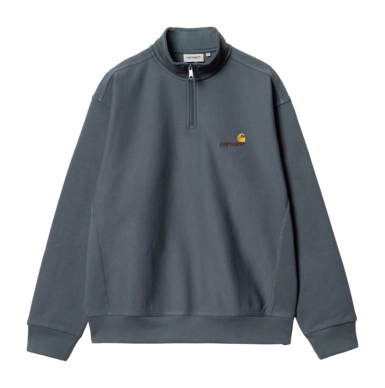 Pull à Demi-Zip Carhartt WIP Unisexe Script Americain Ore