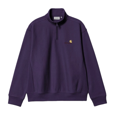 Half Zip Sweatshirt Carhartt WIP Unisex American Script Cassis