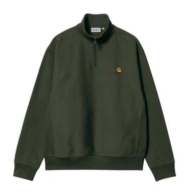 Sweatshirt Demi-Zip Carhartt WIP Unisex American Script Plant