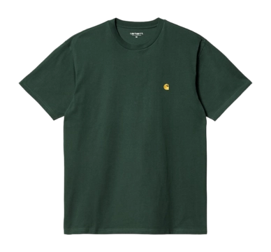 T-Shirt Carhartt WIP S/S Chase Unisex Discovery Green Gold
