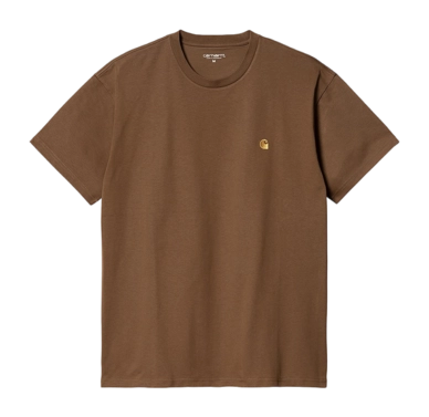 T-Shirt Carhartt WIP Unisexe S/S Chase Tamarind Gold