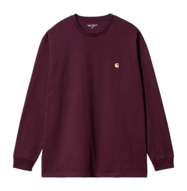 Langarmshirt Carhartt WIP L/S Chase Unisex Amarone Gold