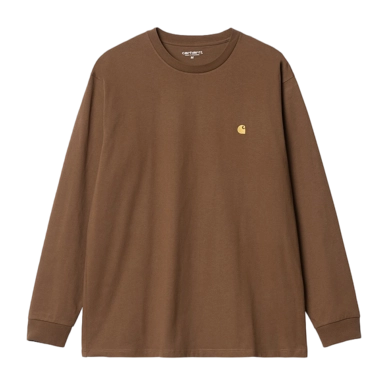 Langarmshirt Carhartt WIP L/S Chase Unisex Tamarind Gold
