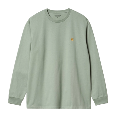 Langarmshirt Carhartt WIP L/S Chase Unisex Glassy Teal Gold