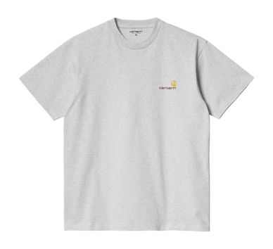 T-Shirt Carhartt WIP S/S American Script Unisex Ash Heather