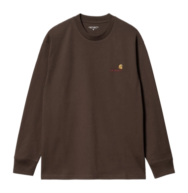 Pull Carhartt WIP Unisexe L/S Script Américain Buckeye