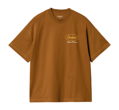 T-Shirt Carhartt WIP Unisexe S/S Trophy Deep H Brown