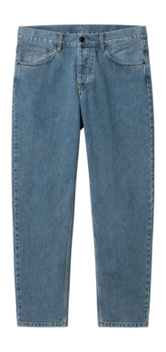 Pantalon Carhartt WIP Unisexe Newel Bleu Stone Bleached