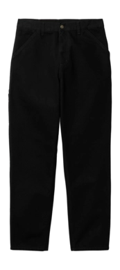 Pantalon Carhartt WIP Unisexe Single Knee Black Rinsed
